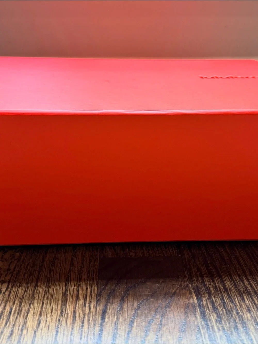 lululemon athletica Bright Red Storage or Gift Box